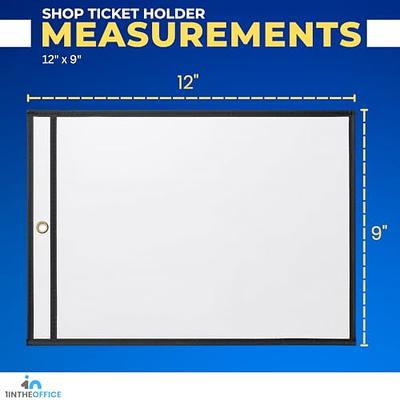 Gamenote Dry Erase Pockets 30 Pack with Rings - Oversized Reusable Plastic  Sleeves Shop Ticket Holders Sheet Protectors Teacher Supplies for Classroom  Organization (Black) - Yahoo Shopping