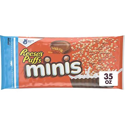 Reese's Puffs Minis Breakfast Cereal, Chocolate Peanut Butter