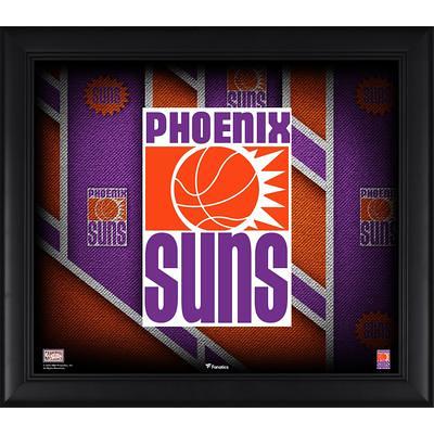 Phoenix Suns Three-Piece Heathered Stripe Queen Bed Set