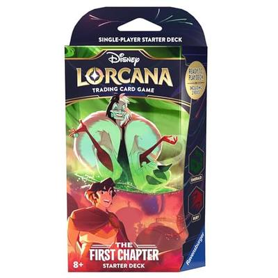 Ravensburger Disney Lorcana: The First Chapter TCG Starter Deck Ruby &  Emerald for Ages 8 and Up - Yahoo Shopping