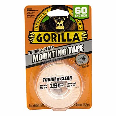  Gorilla Tough & Clear Double Sided Tape Squares, 24 1