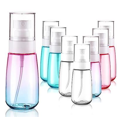 12 Pack Plastic Empty Toiletry Bottles 60ml Containers for Travel Essential Oil
