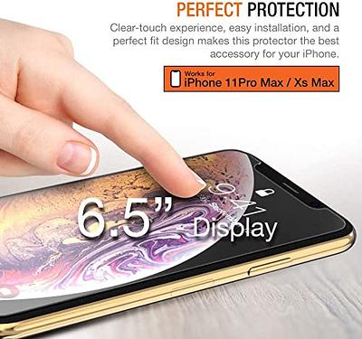 JETech Screen Protector for iPhone 11 Pro Max and iPhone Xs Max 6.5-Inch,  Tempered Glass Film, 2-Pack