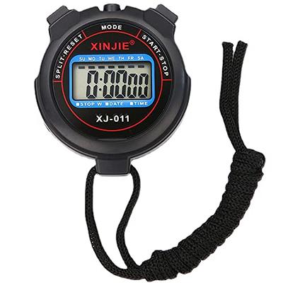 Sports Stopwatch Timer Waterproof Digital Stopwatch with Date Time