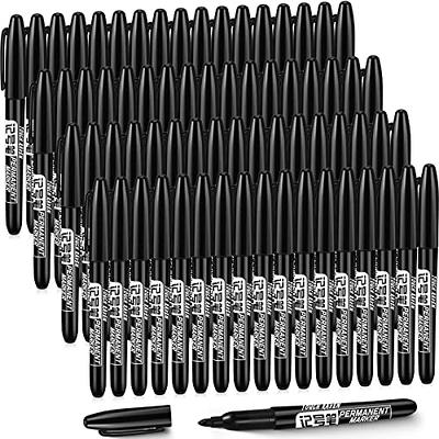 LAZGOL Permanent Markers Bulk, 32 Pack Black Permanent Marker Set, Fine  Tip, Waterproof Markers, Premium Smear Proof Pens, Waterproof, Quick  Drying, Office Supplies for School, Office, Home - Yahoo Shopping