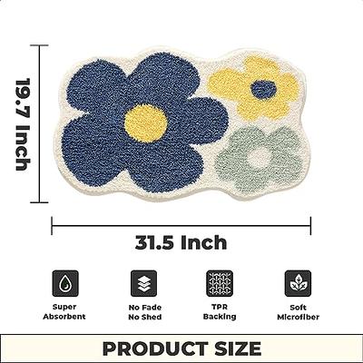 OLANLY Bathroom Rugs 59x20, Extra Soft and Absorbent Microfiber Bath Mat,  Non-Slip, Machine Washable, Quick Dry Shaggy Bath Carpet, Suitable for