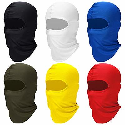 6 Pcs Ski Balaclava Full Face Mask for Men UV Sun Protection Helmet ...