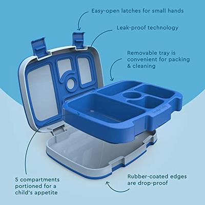 Bentgo Kids Leak-Proof, 5-Compartment Bento-Style Kids Lunch Box - Ideal Portion Sizes for Ages 3 to 7, BPA-Free, Dishwasher Safe, Food-Safe