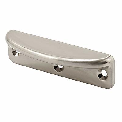 Prime-Line 3/4 in. Satin Nickel, Closet Door Finger Pull (4-pack