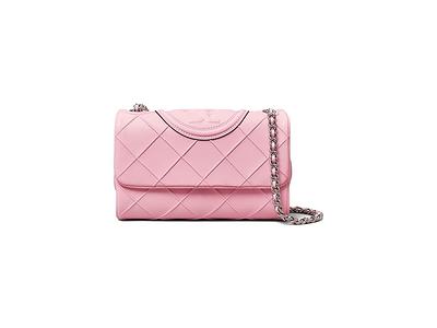 Tory Burch Fleming Soft Small Convertible Shoulder Bag (Pink Plie) Handbags  - Yahoo Shopping