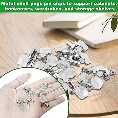 20Pcs Shelf Support Pegs, 5mm Metal Shelf Pegs, Cabinet Support Shelf Pins,  Shelf Holders Pegs, Shelf Clips for Replacement Bookshelf Kitchen Cabinet  Shelves Wood Glass Shelving Wardrobe Furniture - Yahoo Shopping