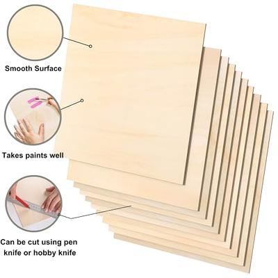 Large Carving Wood Blocks (10 Pack) 4 X 1 X 1 Inches Unfinished Basswood  Project Craft Kit Diy Hobb