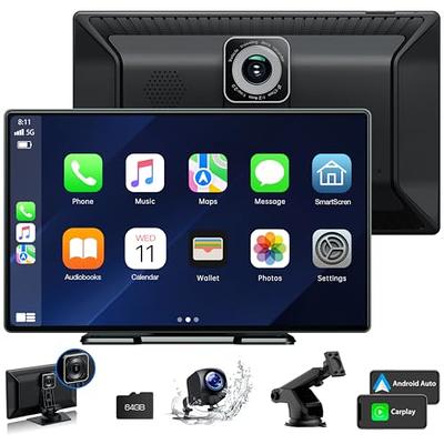 Westods Portable Wireless Carplay Car Stereo with 2.5K Dash Cam - 9.3 HD  IPS Screen, Android Auto, 1080p Backup Camera, Loop Recording, Bluetooth,  GPS Navigation Head Unit, Car Radio Receiver - Yahoo Shopping