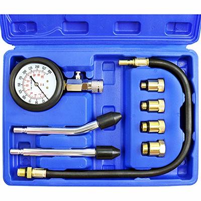 JIFETOR Engine Compression Tester Gauge Kit Cylinder Test Pressure Gage  Tool Set with Adapters for Testing Small Gas Petrol Gasoline Engine on  Automotive Motorcycle Auto Outboard Motor Snowmobile ATV - Yahoo Shopping