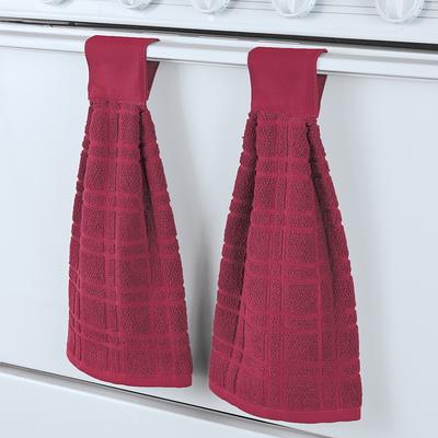 Urban Villa Set of 6 Premium Kitchen Towels With Hanging Loop 20