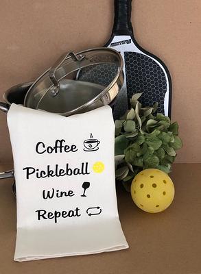 Funny Pickleball Kitchen Towel, Pickleball Puns, Stay Out of the Kitchen