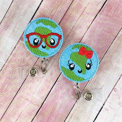 Badge Reel Cute Felt Retractable Badge Holder ID Badge Reel for