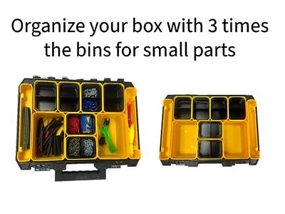 Tier 1 3D Prints Organizer Bin 2 pack for DEWALT TSTAK tool organizer, Small parts organizer organizer box, Tool box organizer, Screw Organizer, Hardware  organizer