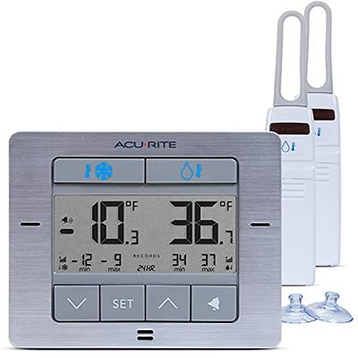 AcuRite Indoor Digital Thermometer & Hygrometer with Temperature and  Humidity Gauge (00325)