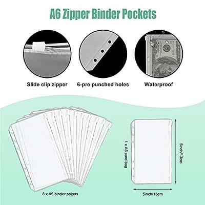  Antner 12pcs A7 Binder Pockets Cash Envelopes No