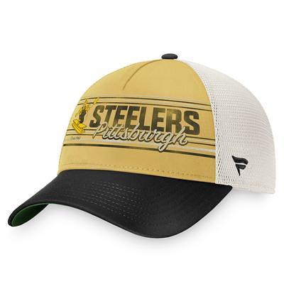 Women's Fanatics Branded Black Pittsburgh Steelers Fundamentals Script Adjustable Hat