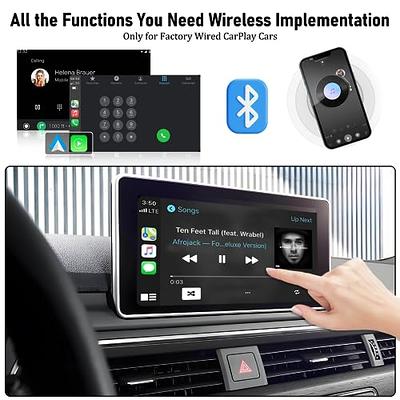 Podofo 2023 Wireless CarPlay Android Auto Adapter for Factory