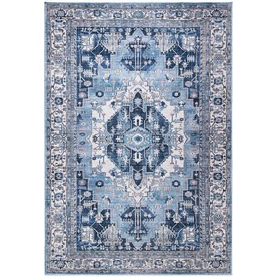 Lavex 3' x 5' Blue Olefin Indoor Entrance Mat