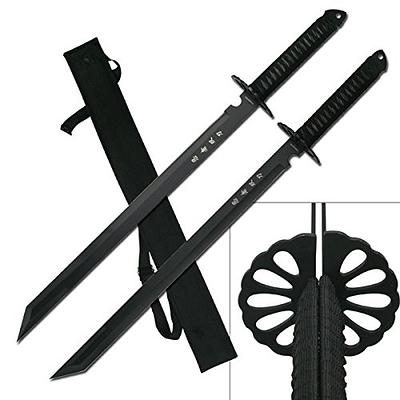 27 NINJA SWORD TANTO Machete + 2 Knife Full Tang Tactical Blade