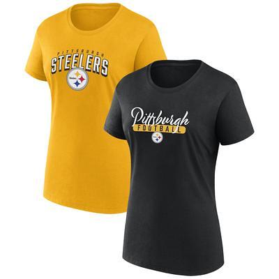 Men's Fanatics Branded Black Pittsburgh Steelers Primary Team Logo T-Shirt  