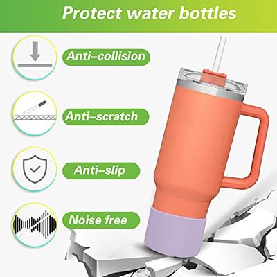 1Pcs Protective Silicone Boot For Stanley Quencher Tumbler 30 oz 40 oz &  IceFlow 20oz 30oz & Hydro Flask Water Bottle 12-24oz & Simple Modern 40 oz  Tumbler- Cup Bottom Sleeve 