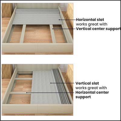 Mayton Heavy Duty Mattress Support Wooden Bunkie Board/Slats with Covered,  , Twin, Beige