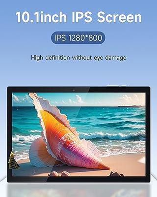 PRITOM M10 10 inch Tablet - Android Tablet with 2GB RAM, 64GB ROM, 512GB  Expandable, Quad-Core, HD IPS Screen, 2.0 MP + 8.0 MP Dual Camera, WiFi