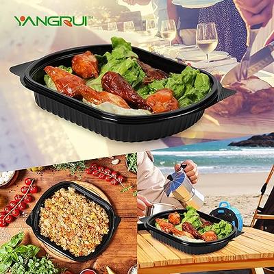 50-Pack Reusable Meal Prep Containers Microwave Safe Food Storage Containers  with Lids, 28 oz - 1 Compartment Take Out Disposable Plastic Bento Lunch Box  To Go, BPA Free - Dishwasher & Freezer Safe - Yahoo Shopping