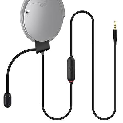  weishan QC45 Mic Replacement for Bose QuietComfort 45 Noise  Cancelling Headphone, Detachable Boom Microphone Cable with Mute Switch  Works on Xbox One PS5 : Video Games