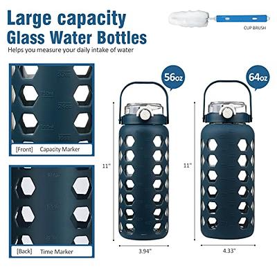 TKK 50oz Sport Water Bottle Half Gallon Water Bottle Jug with