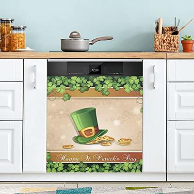 Green and White Gradient Microwave Oven Top Cover Dustproof Decorative  Kitchen Appliance Cover Machine Protector with 4 Side Storage Pockets  12x35inch Home Decor, Ombre Gradient Art - Yahoo Shopping