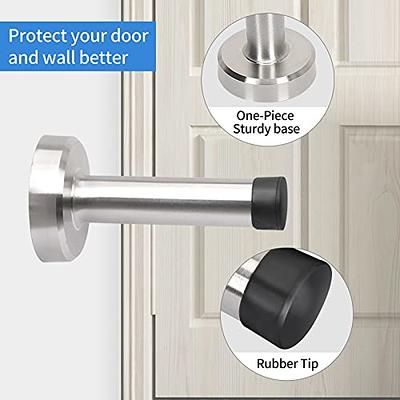  HOMOTEK 8 Pack Heavy Duty Solid Rigid Door Stop with