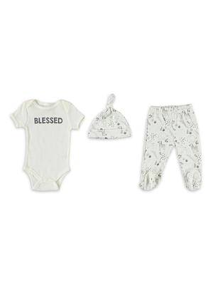 Chick Pea Baby Boy Baby Girl Gender Neutral Unisex 3 PC Footed Pant Set,  Sizes Newborn-9 Months - Yahoo Shopping