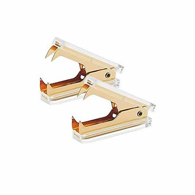 OfficeGoods RNAB0B68LSRBJ officegoods 3 piece acrylic desk set - includes  ruler, staple remover, scissors - functional & elegant desk accessories -  sta