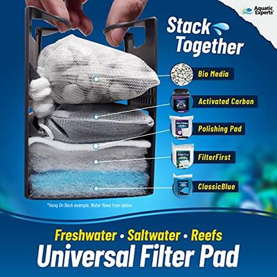 FilterFirst Aquarium Filter Pad Media Roll Crystal Clear Water, 12'' by  72'' x .75'' 