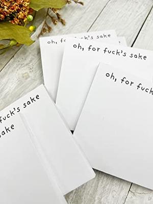 Fresh Outta Fucks Pad and Pen, to Do List Notepad Markers, Snarky Novelty  Office Supplies, Funny Sticky Notes and Pen Set, Gifts for Friends