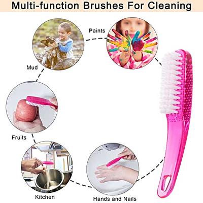 Superio Nail Scrubber Brush Nail Brush for Cleaning Fingernails Hand, and  Toes, Small Scrub Brush Hand Scrubber Fingernail Brush Cleaner with Handle