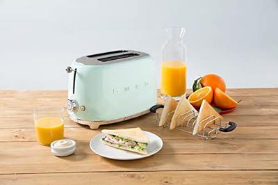 SMEG 2 Slice Toaster, Pastel Green –