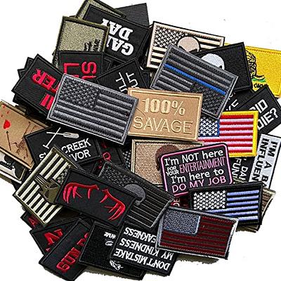 Butie 20 Pieces Random Funny Tactical Military Morale Patches Full  Embroidery Patch Set for Caps,Bags,Backpacks,Clothes,Vest,Military Uniforms, Tactical Gears Etc …(RF-079) … - Yahoo Shopping