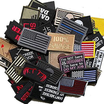  3pcs Random Pack Tactical Morale Patches with Hook and