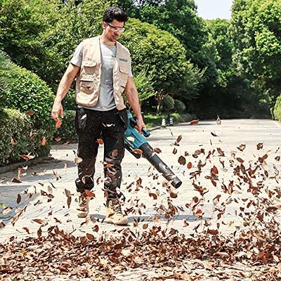 Cordless 20V Brushless Leaf Blower with 4.0Ah Battery and Fast Charger