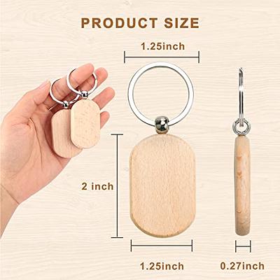 50 Pieces Wooden Keychain Blanks Laser Engraving Blanks Wood Blanks Key  Chain Bulk Unfinished Wooden Key Ring Key Tag for DIY Gift Crafts (Assorted  Style) - Yahoo Shopping