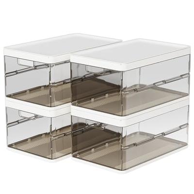 ULENDIS 3 Pack Plastic Storage Bins with lid, Stackable Wardrobe Clothes  Organizer 7/9 Grids Storage Pull Out Drawer, Foldable Closet Organizers  Storage Box for Clothes, Pants, Toys(779) - Yahoo Shopping