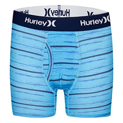 Hurley Boys' Classic Boxer Briefs (2-Pack), Dark Grey Heather/Blue, M -  Yahoo Shopping