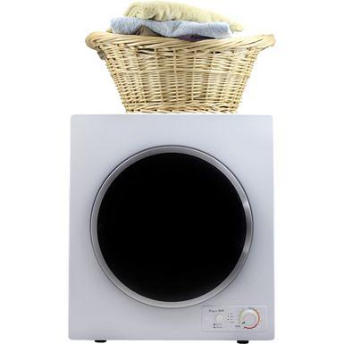 Compact 3.5 cu. ft. Electric Dryer in White